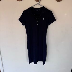 Ralph Lauren Sport Navy Blue polo dress size medium